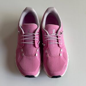On Women’s Pink CloudTec Running Sneakers